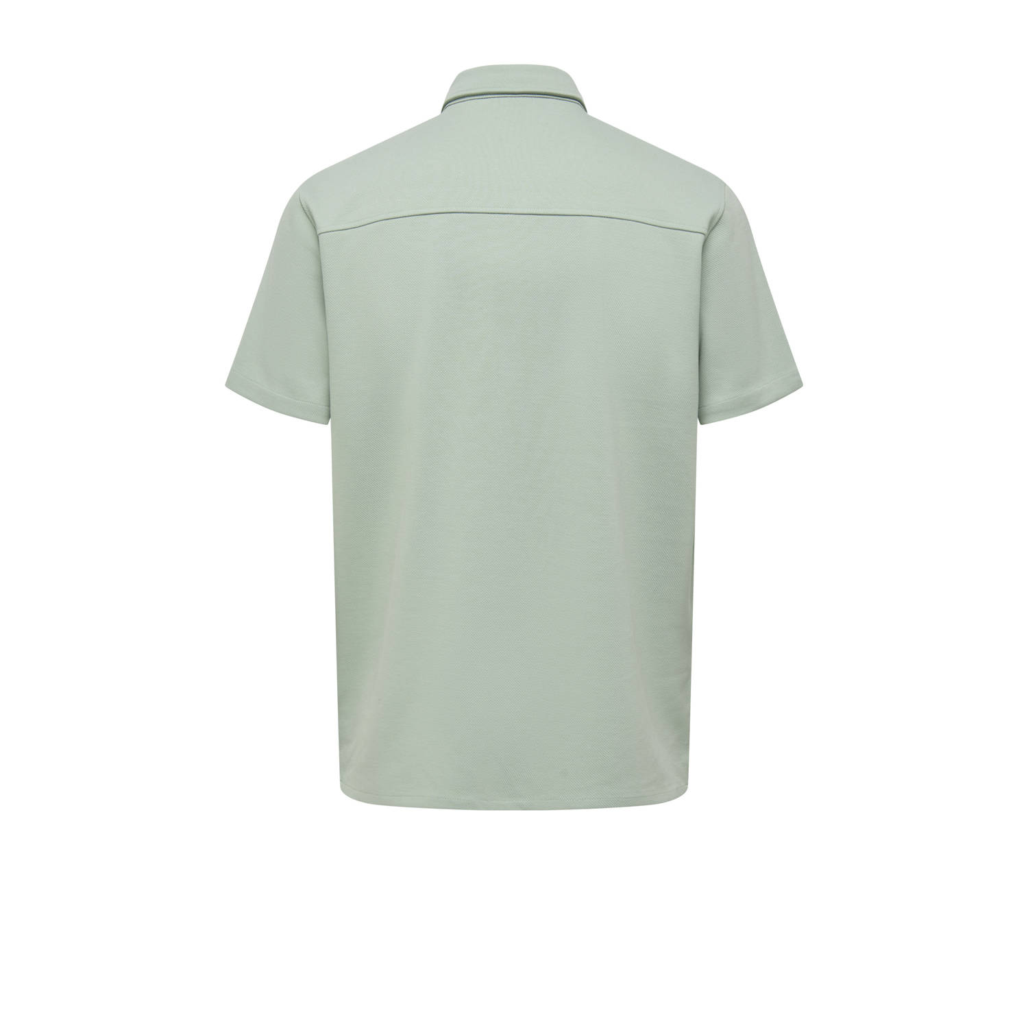 ONLY & SONS casual overhemd lichtgroen
