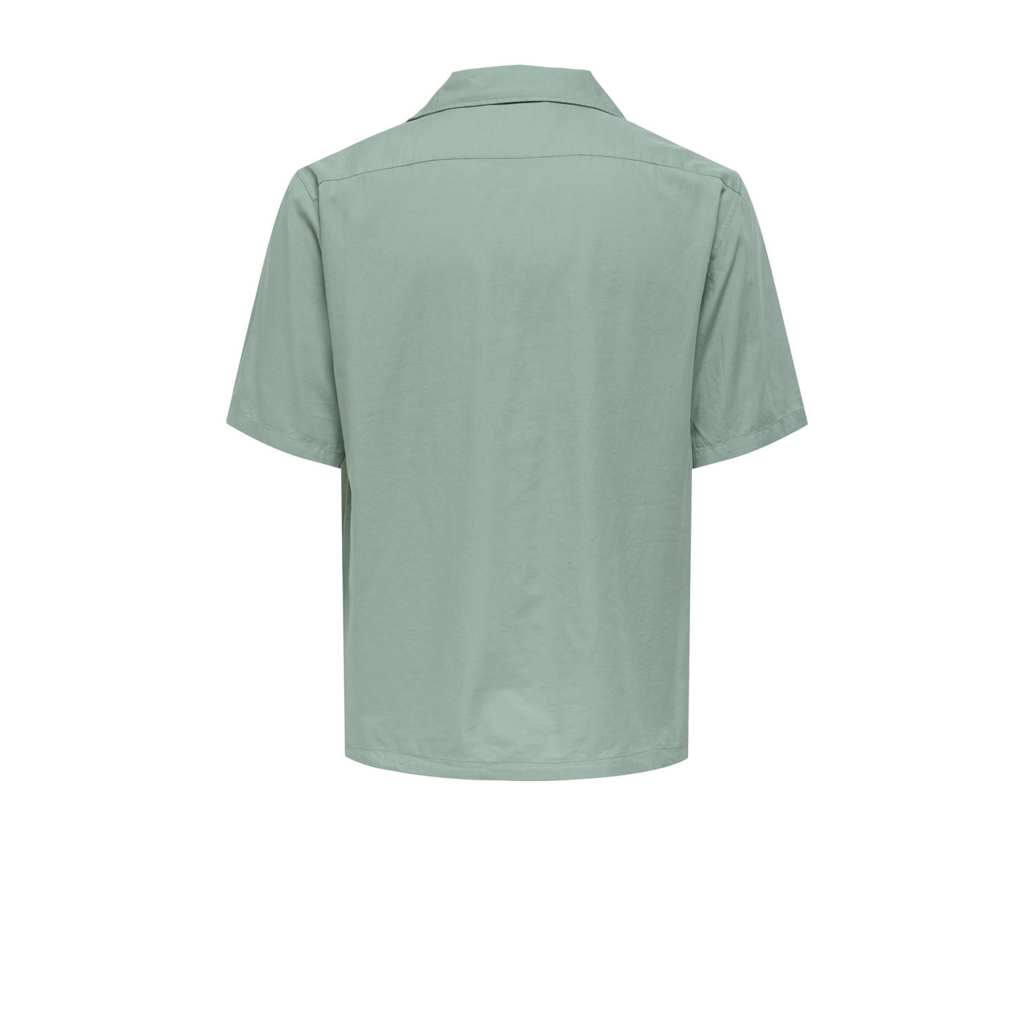 ONLY & SONS casual overhemd groen
