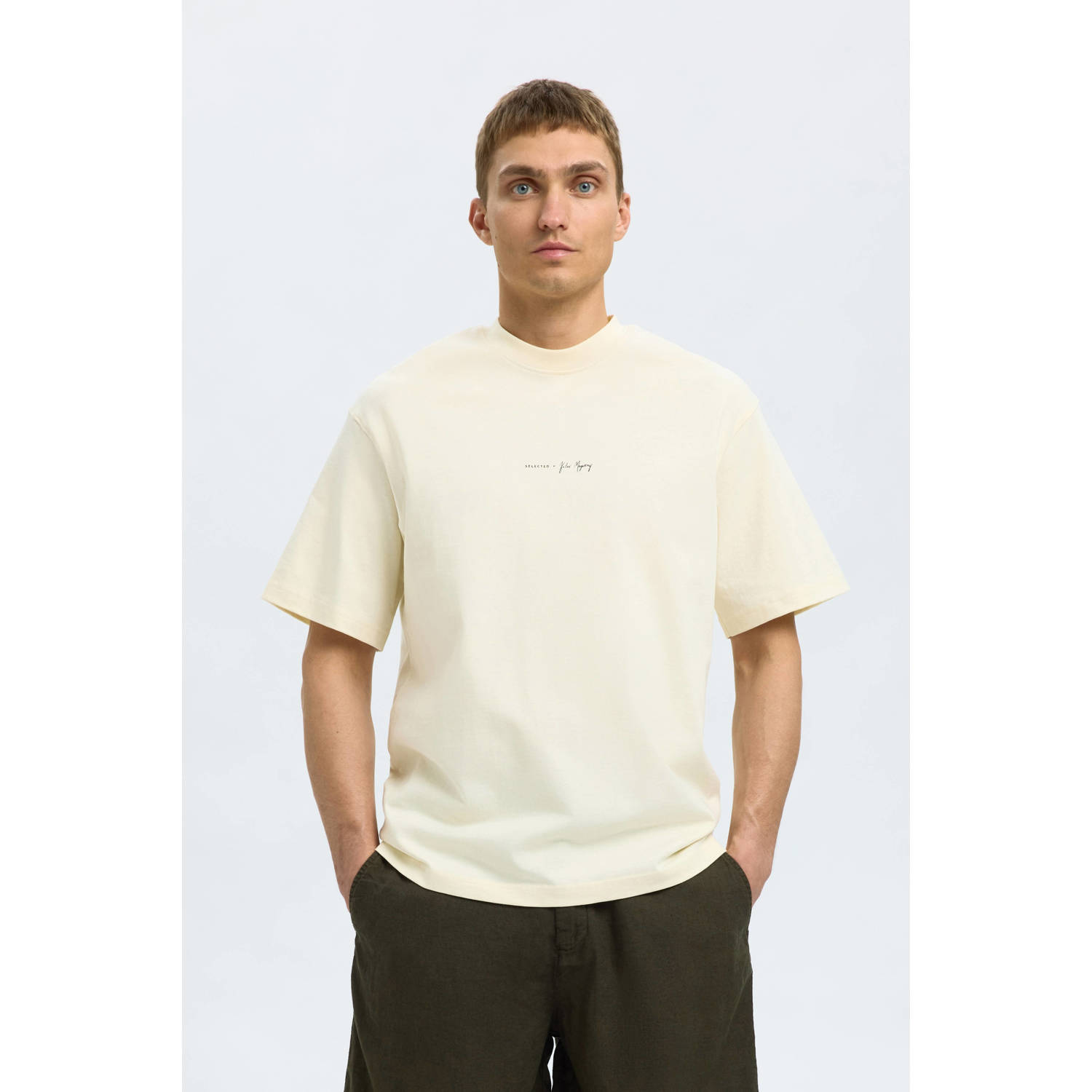 SELECTED HOMME T-shirt ecru
