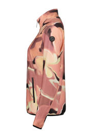 thumbnail: Roze dames Luhta vest Auttoinen met lange mouwen en opstaande kraag