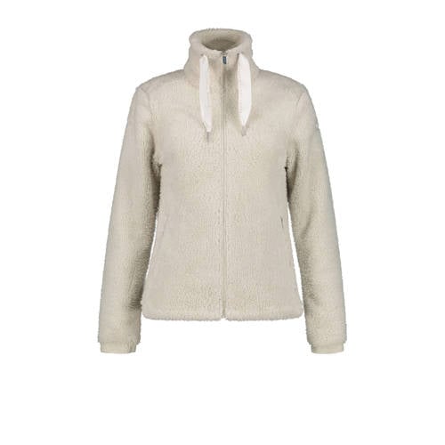 Luhta teddy vest Iissalo ecru afbeelding