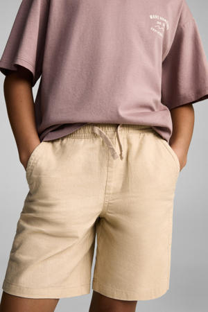 linnen casual short beige