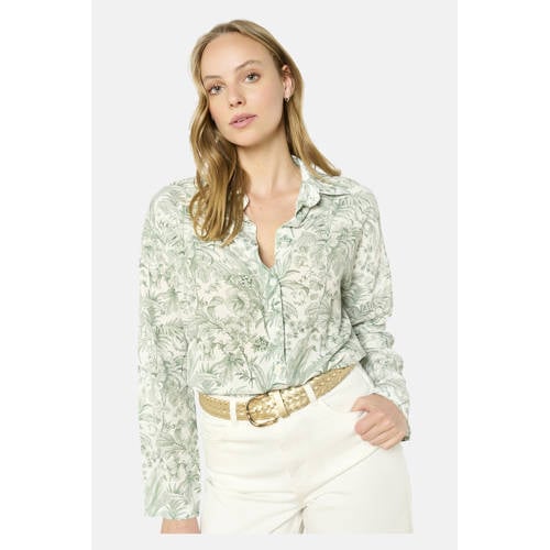 LOLALIZA blouse lichtgroen afbeelding