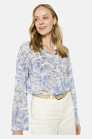 blouse blauw