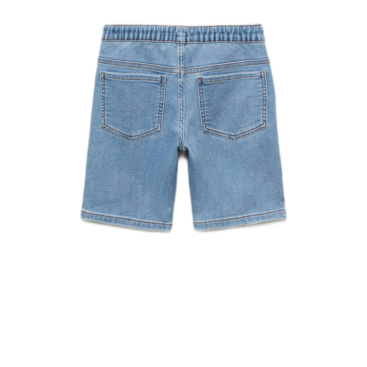Mango Kids medium blue denim short