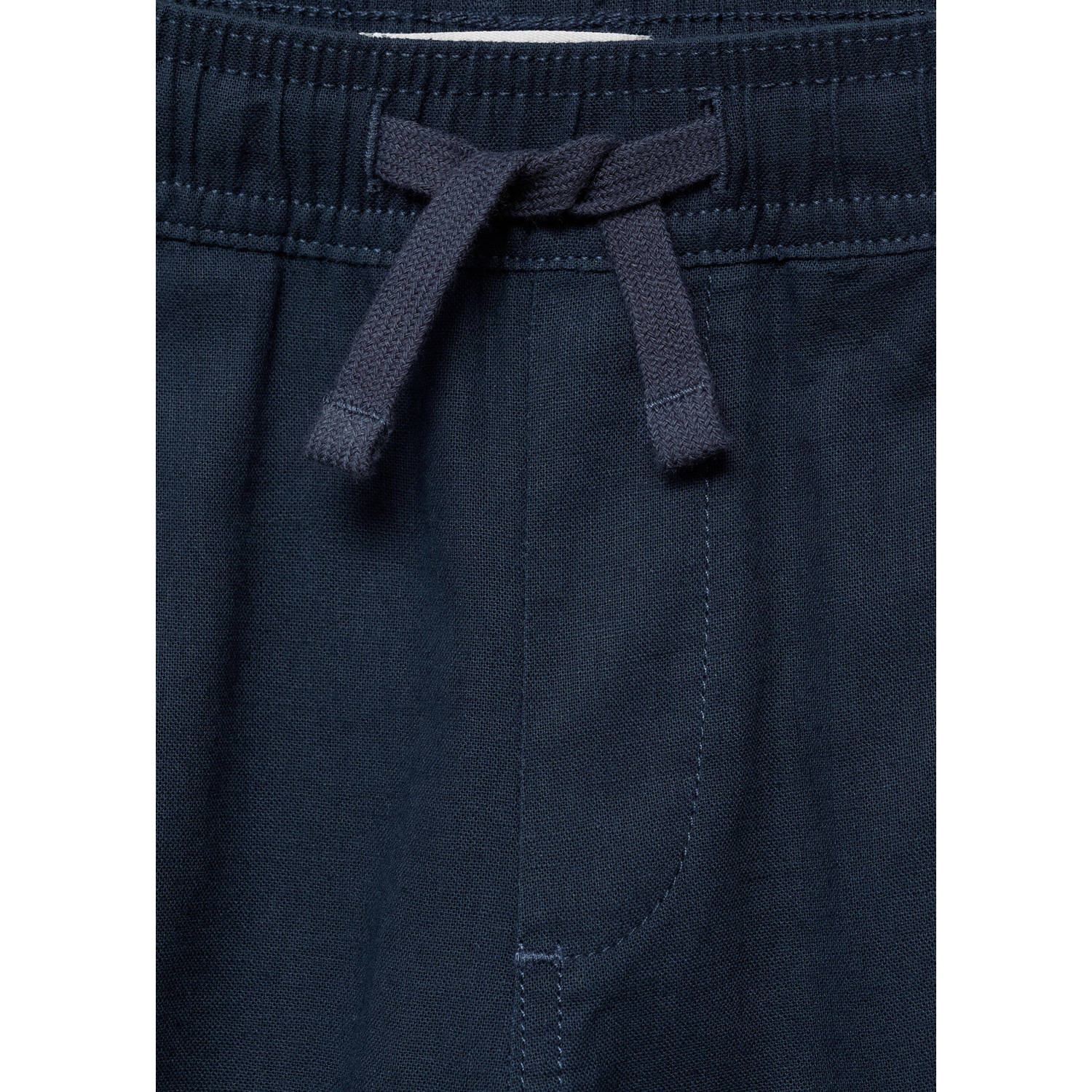 Mango Kids linnen casual broek marine