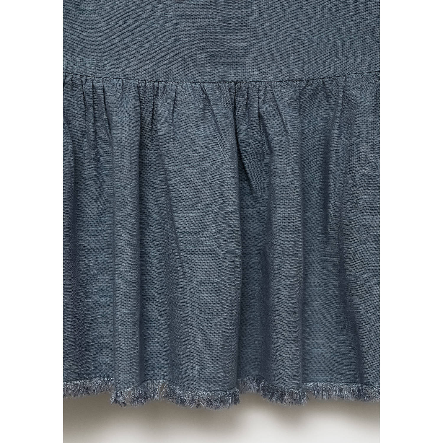Mango Kids midi rok donkerblauw