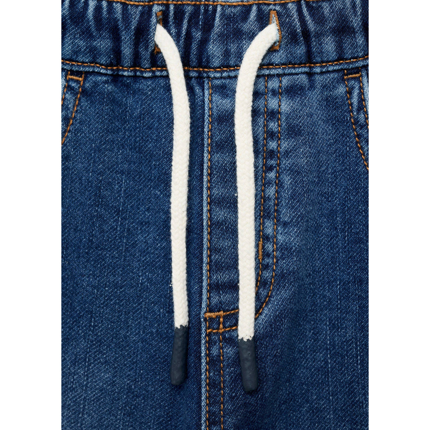 Mango Kids dark blue denim short