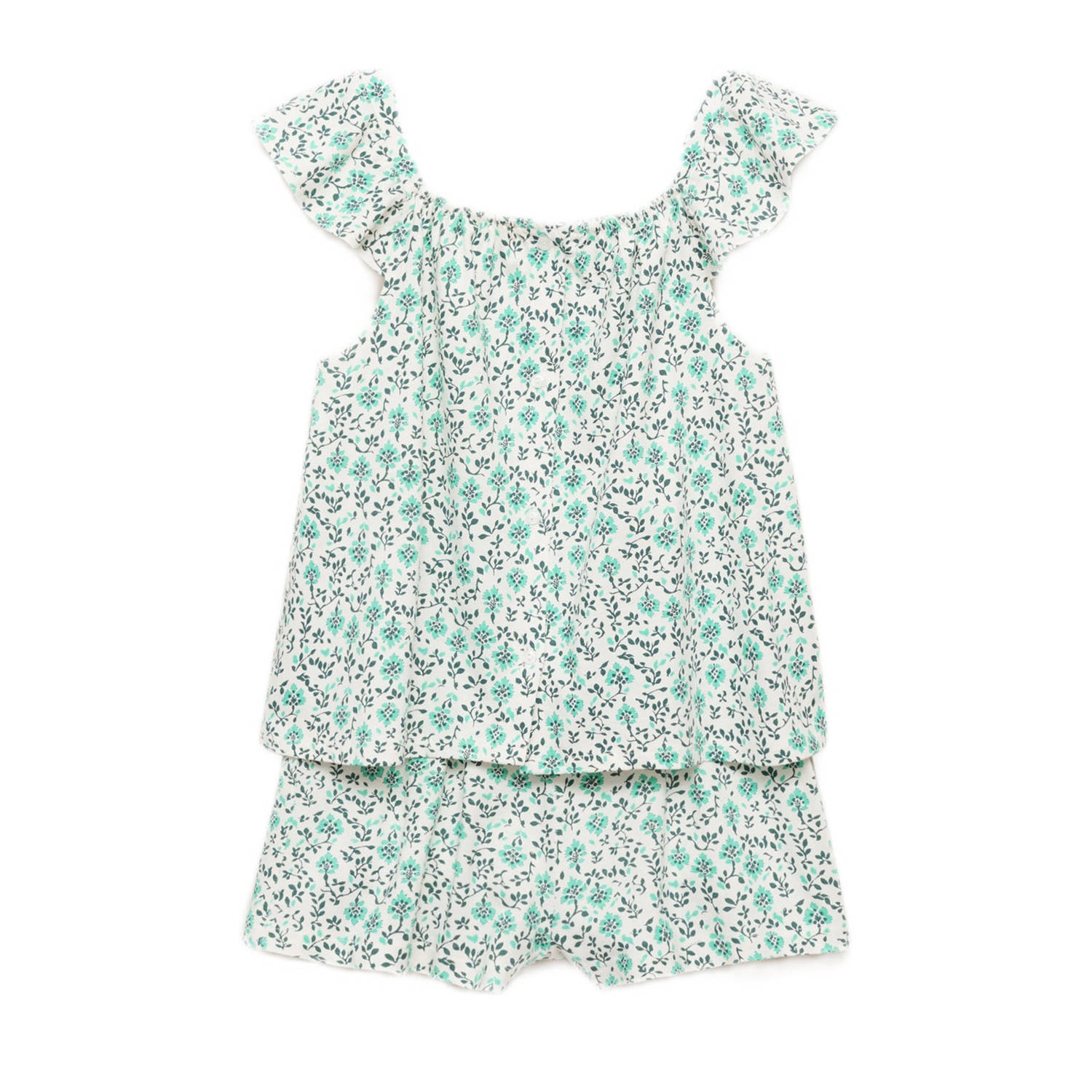 Mango Kids shortama lichtgroen