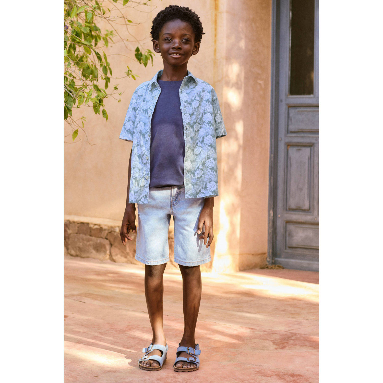 Mango Kids overhemd groen