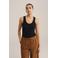 WE Fashion mouwloze top zwart
