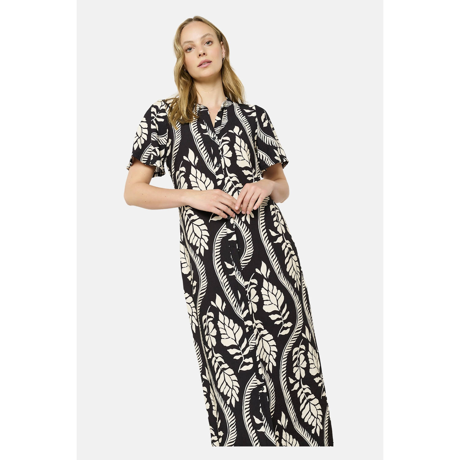 LOLALIZA blousejurk zwart