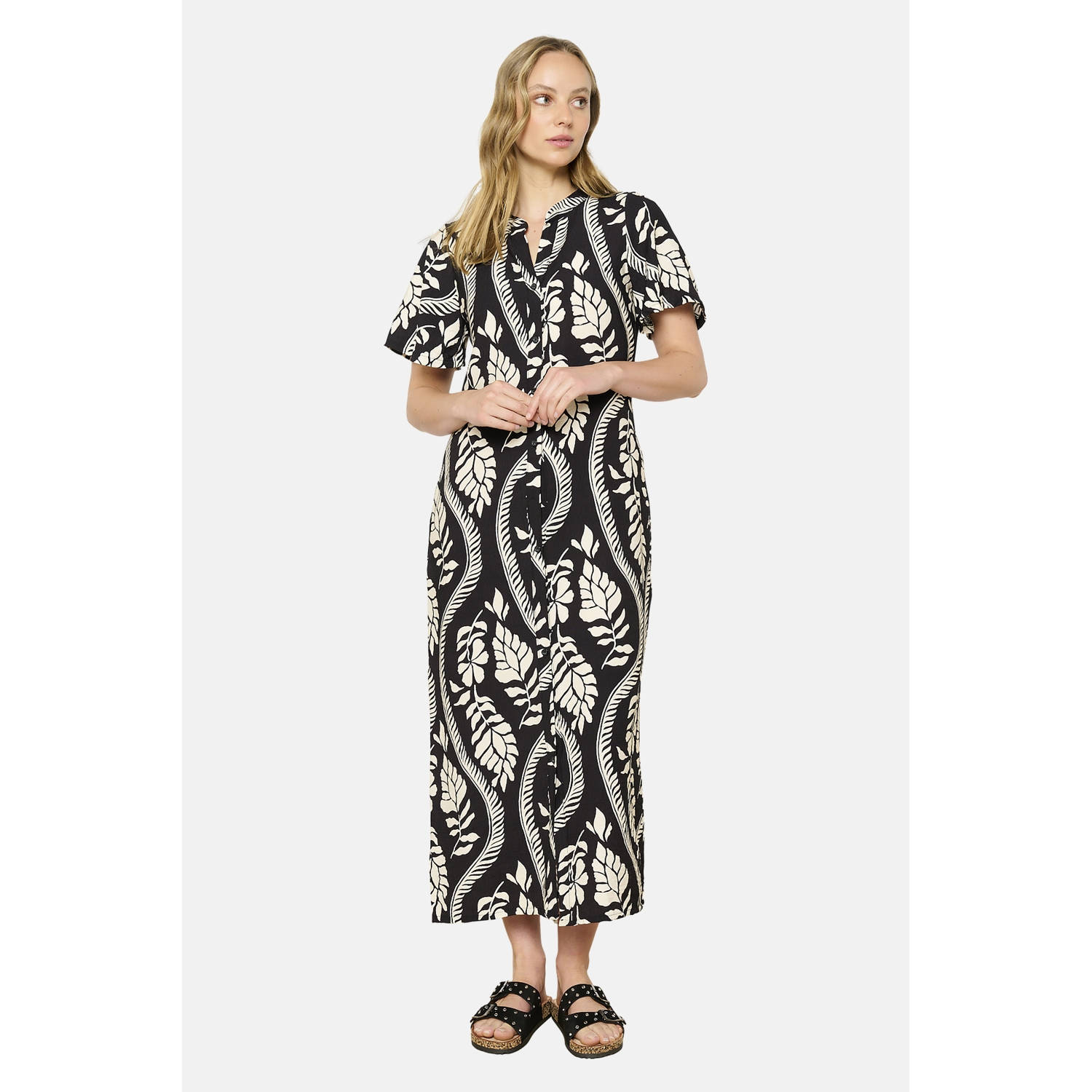 LOLALIZA blousejurk zwart