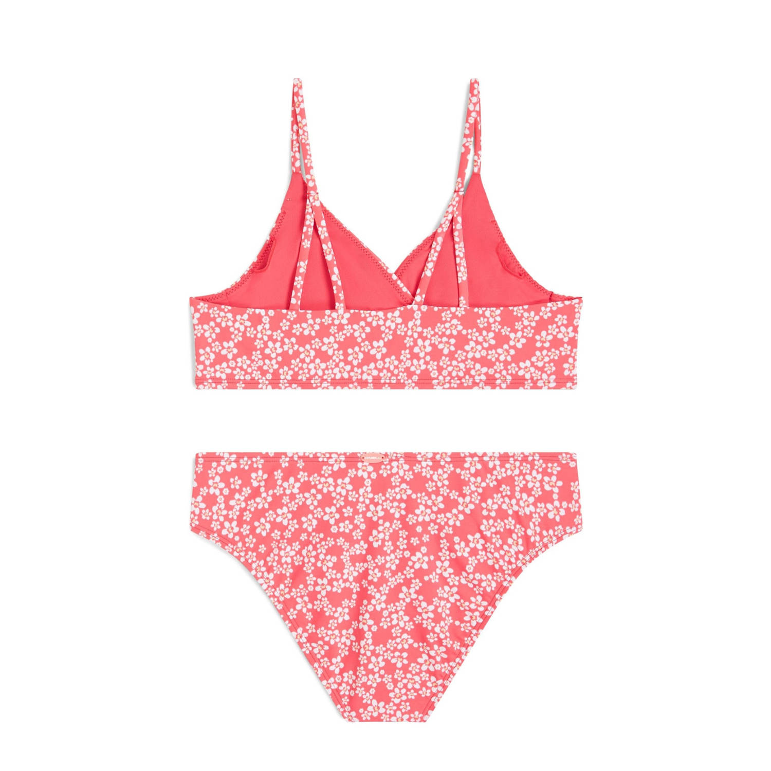 O'Neill crop bikini Bralette roze wit