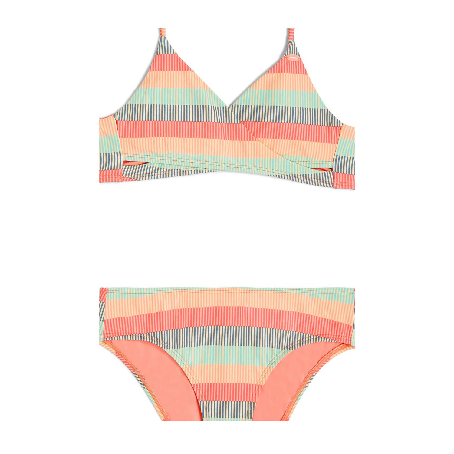 O'Neill crop bikini Bralette oranje blauw