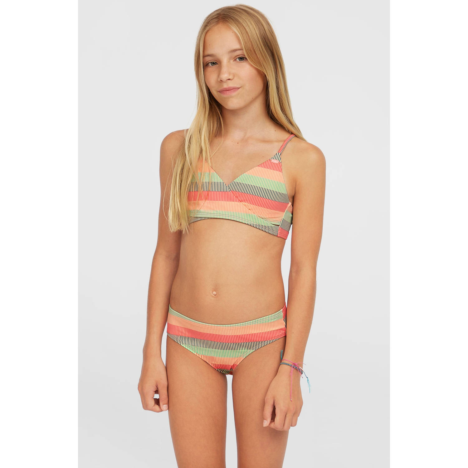 O'Neill crop bikini Bralette oranje blauw