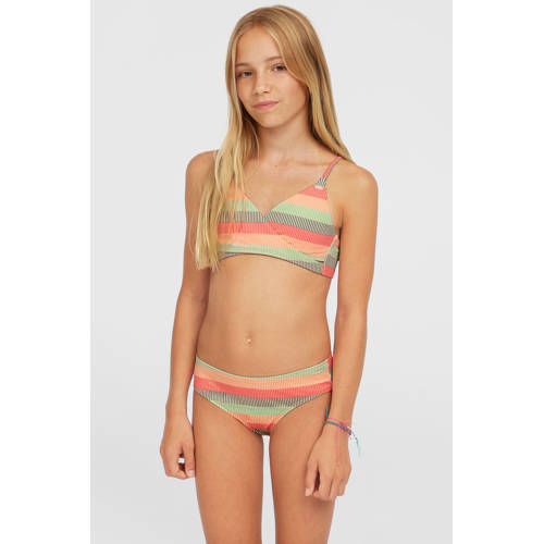 O'Neill crop bikini Bralette oranje/blauw afbeelding