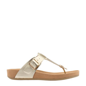 teenslippers goud
