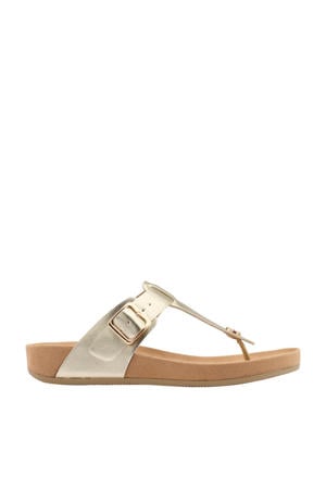 teenslippers goud