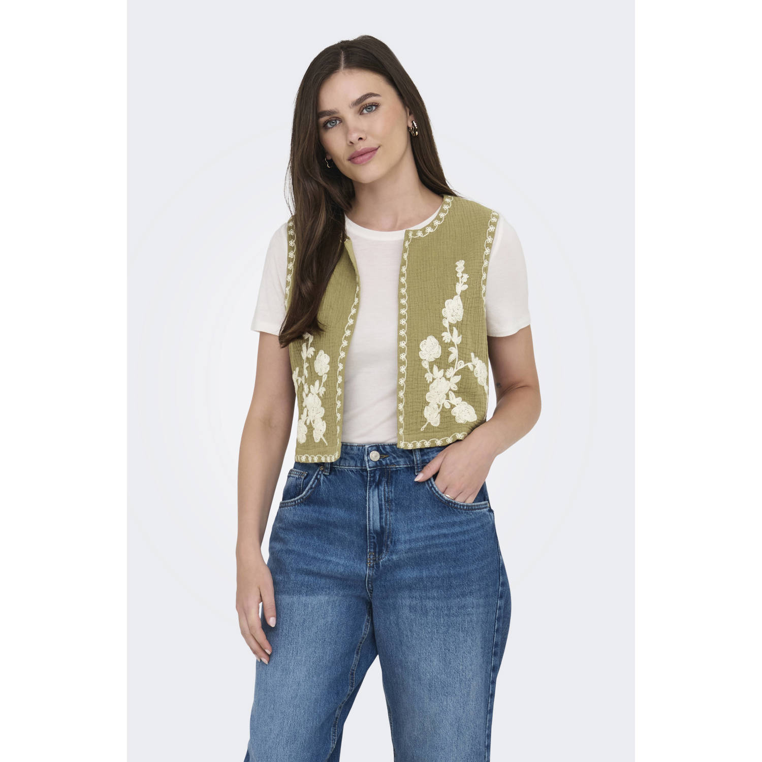 JDY gilet kaki