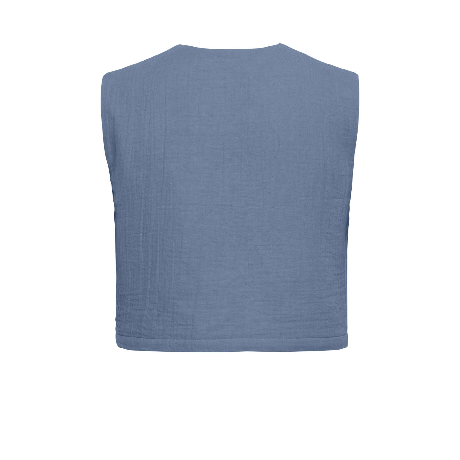 JDY gilet blauw