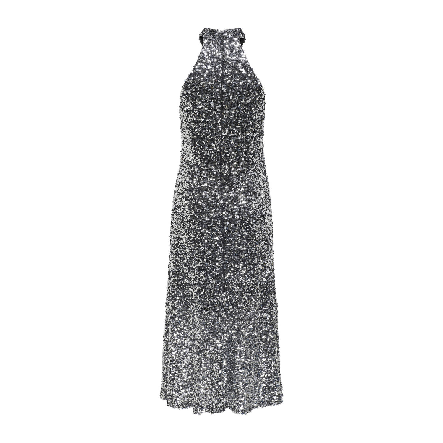 JDY maxi jurk met pailletten zilver