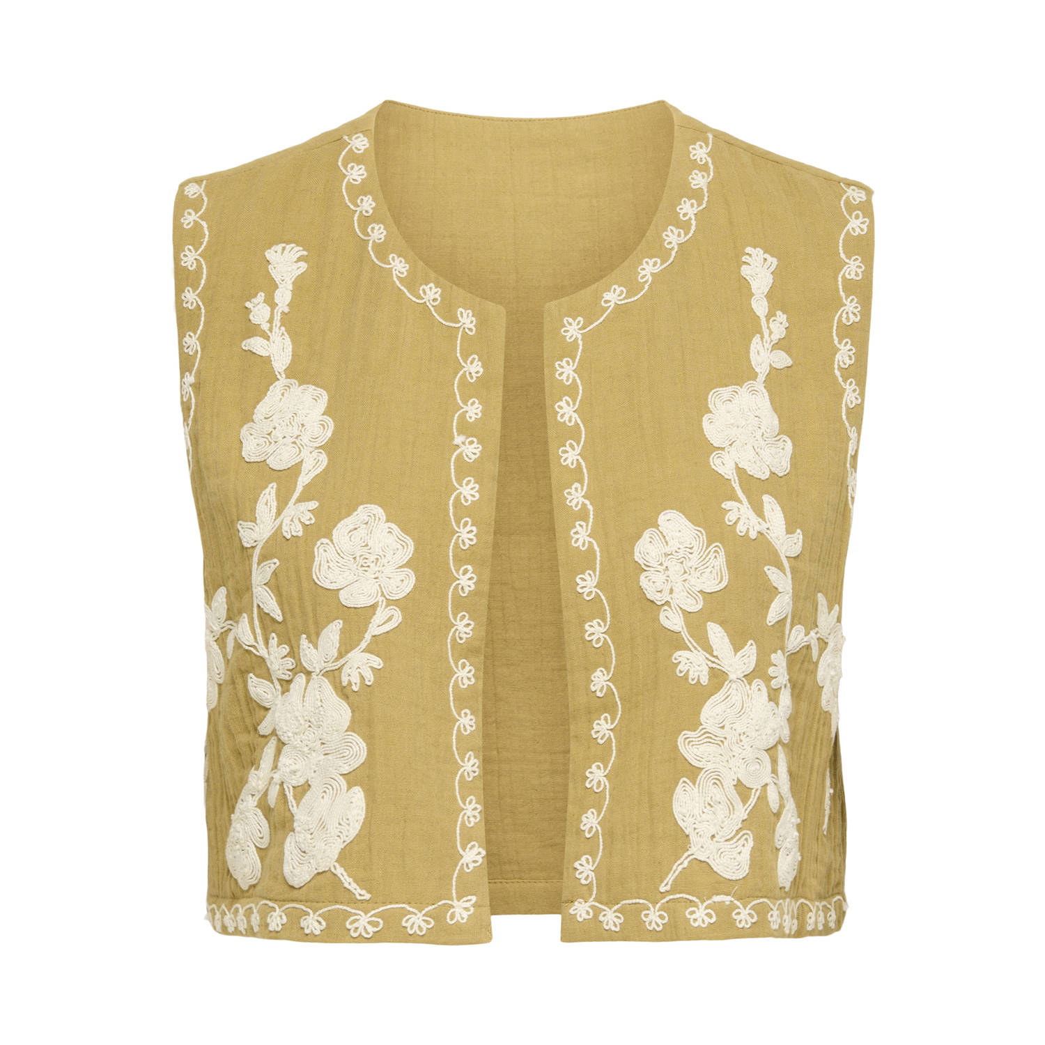 JDY gilet geel
