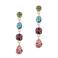 Otazu gold plated oorbellen met Swarovski kristallen Cally goudkleurig/multi