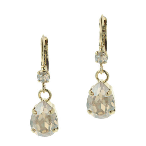 Otazu gold plated oorbellen met Swarovski kristallen Classic Gold afbeelding