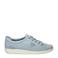 Ecco nubuck veterschoenen lichtblauw