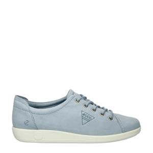 Soft 2.0  nubuck veterschoenen lichtblauw