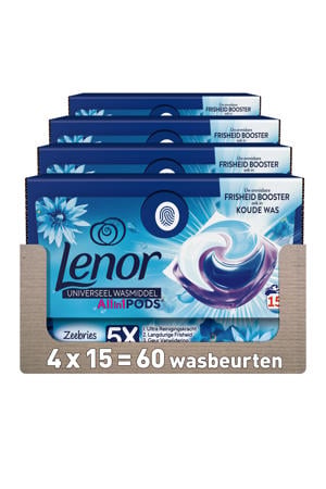 PODS Wascapsules Zeebries - 4 x 15 Wasbeurten - 60 wasbeurten