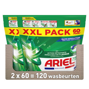 3in1 PODS Wasmiddelcapsules Original - 2 x 60 Wasbeurten - 120 wasbeurten