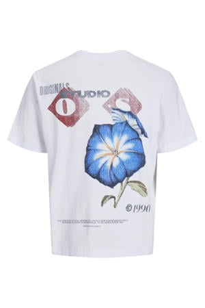 T-shirt met backprint wit