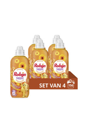 Passiebloem & Bergamot wasverzachter - 4 x 39 wasbeurten - 156 wasbeurten