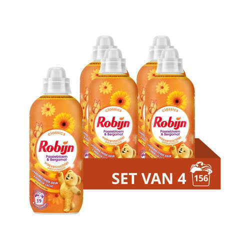 Robijn Classics Passiebloem & Bergamot wasverzachter - 156 wasbeurten afbeelding