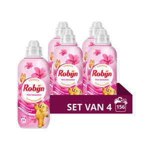 Pink Sensation wasverzachter - 4 x 39 wasbeurten - 156 wasbeurten