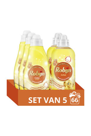 Zwitsal wasmiddel + wasverzachter pakket - 5 stuks - 66 wasbeurten