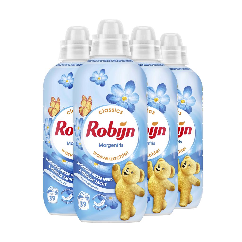 Robijn Classics Morgenfris wasverzachter - 4 x 39 wasbeurten - 156 wasbeurten