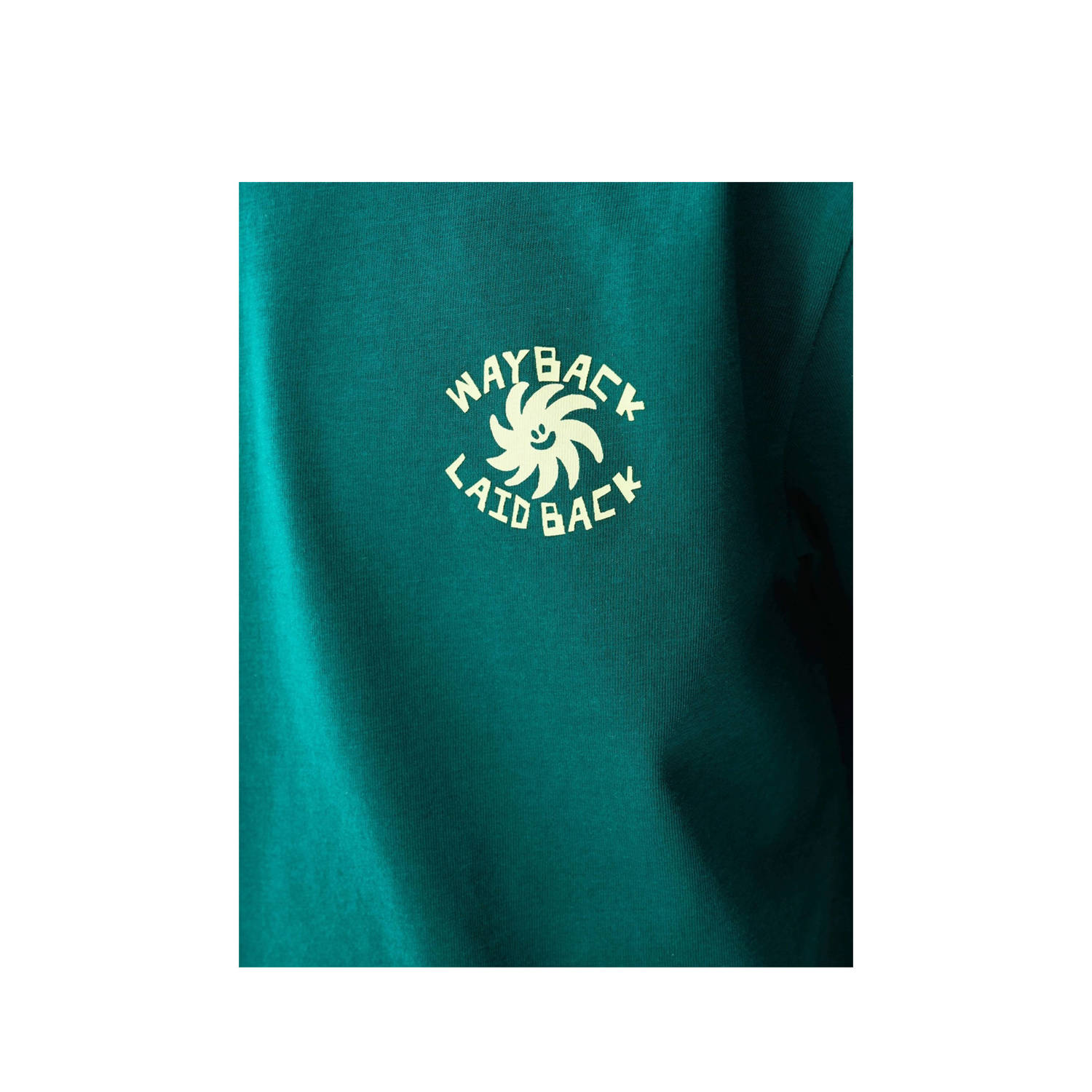 Shoeby T-shirt donkergroen