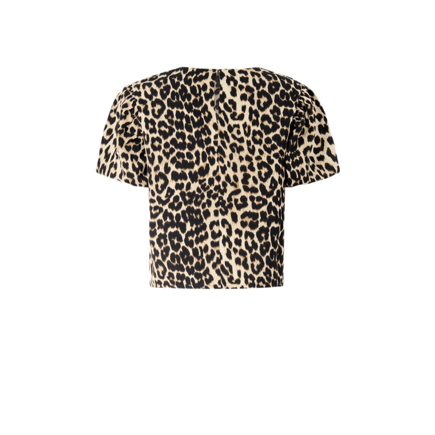 Shoeby T-shirt bruin beige zwart
