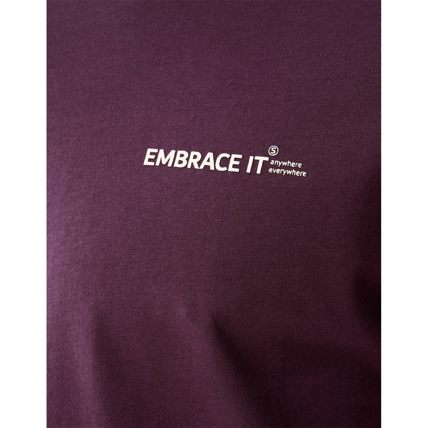 Shoeby T-shirt donkerrood
