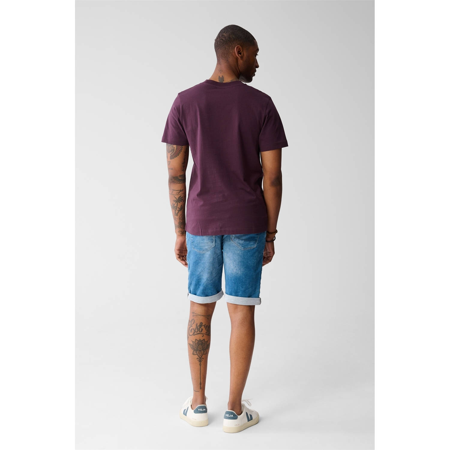 Shoeby T-shirt donkerrood