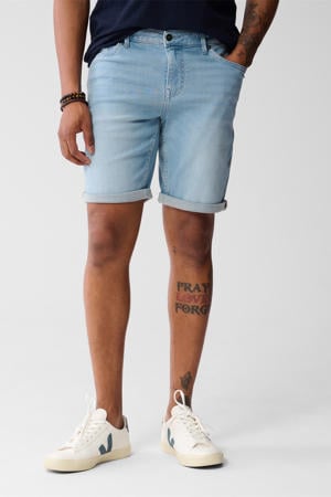 denim regular denim short blauw