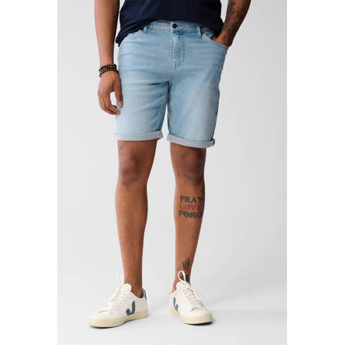 Shoeby denim regular denim short blauw afbeelding