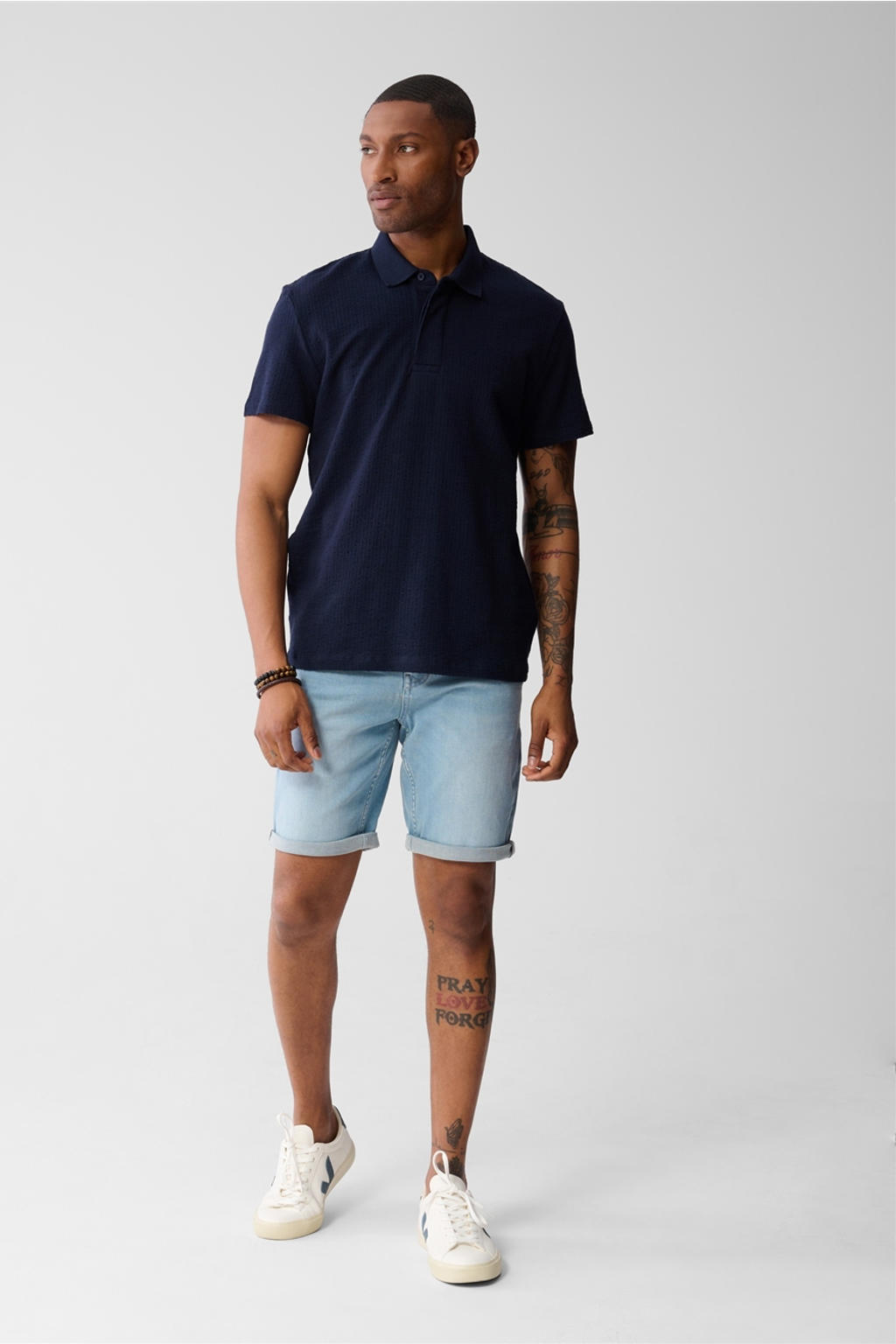 Shoeby denim regular denim short blauw