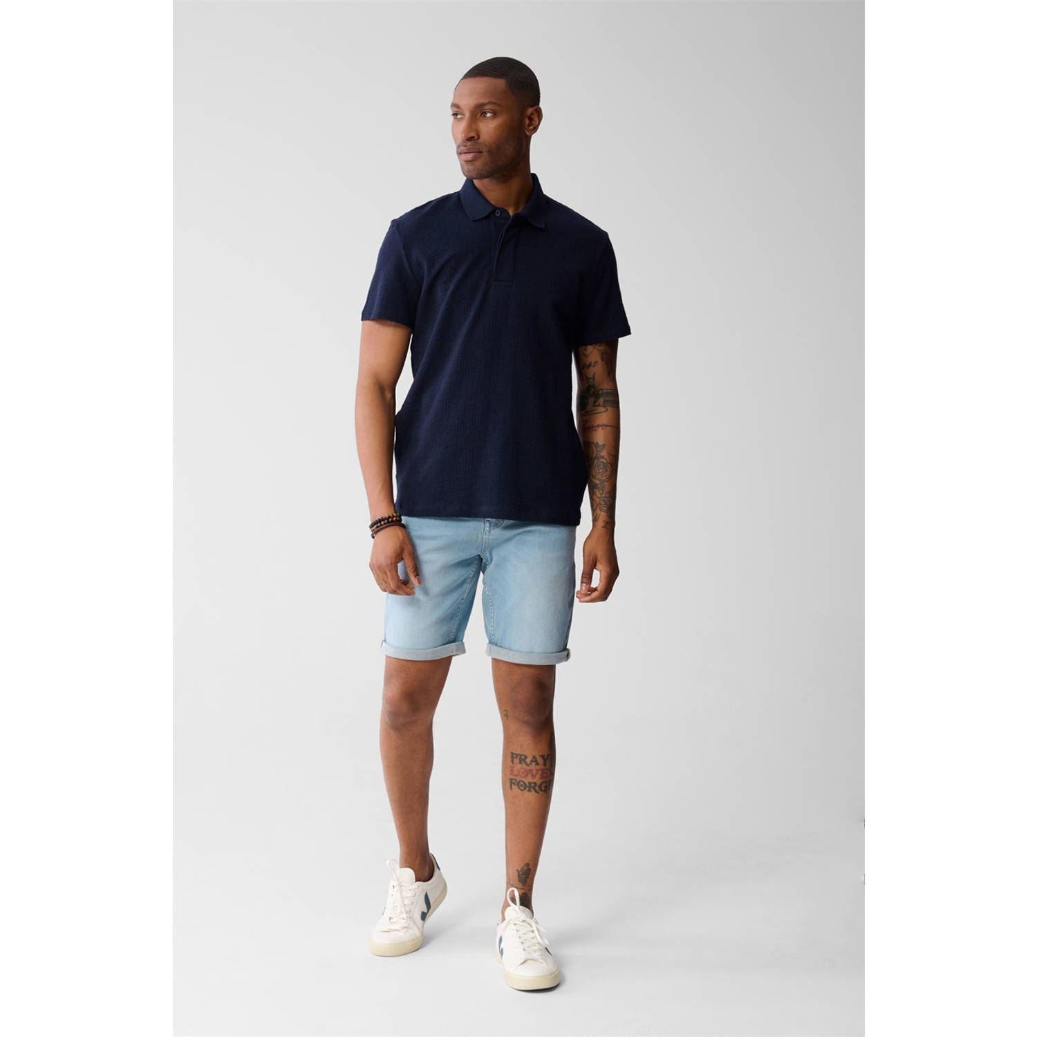 Shoeby denim regular denim short blauw