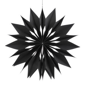kerstster 60cm - zwart - papier