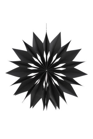 kerstster 60cm - zwart - papier