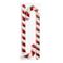 Mica Decorations kerstornament zuurstok - kunststof - rood (2 stuks)